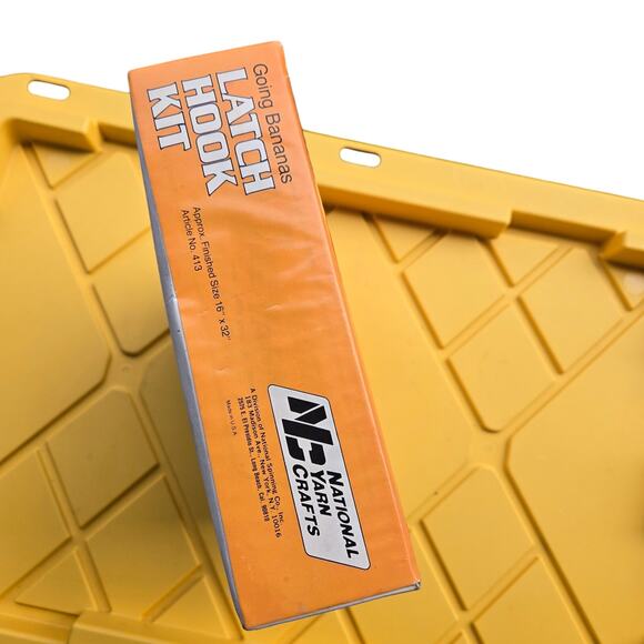 Going Bananas is a latch hook kit produced by National Yarn Crafts - Picture 6 of 8